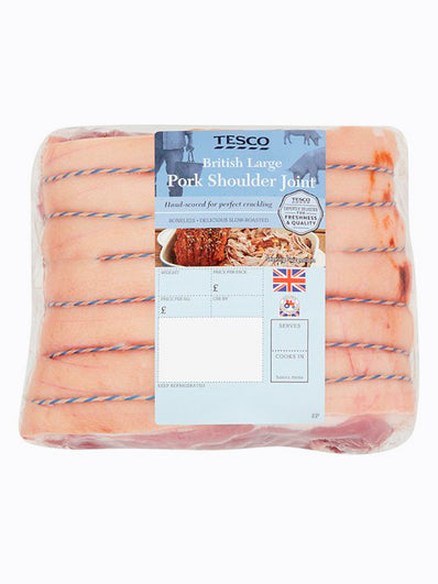 Tesco Large Vacuum Pack Pork Shoulder Joint