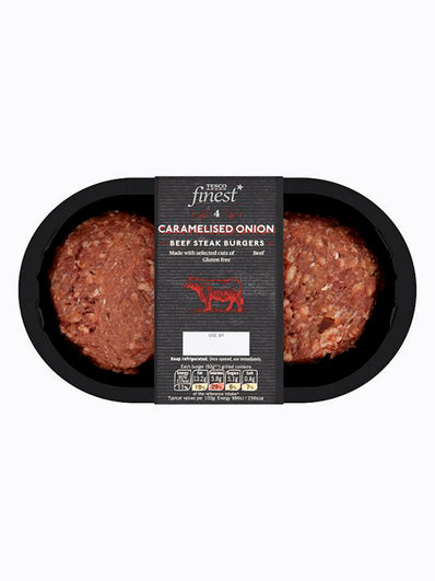Tesco Finest 4 Caramelised Onion Burger