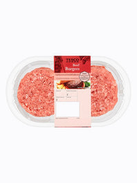 Tesco 4 14Lb Beef Burgers