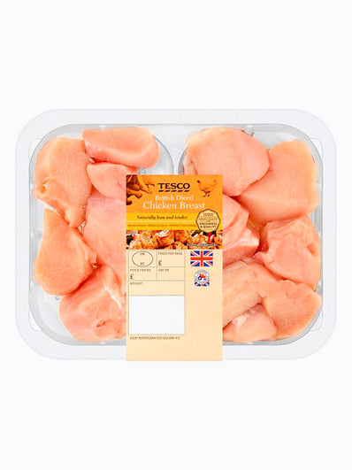 Tesco British Diced Chicken Breast