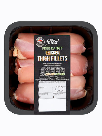 Tesco Finest British Cornfed Free Range Thigh Fillets
