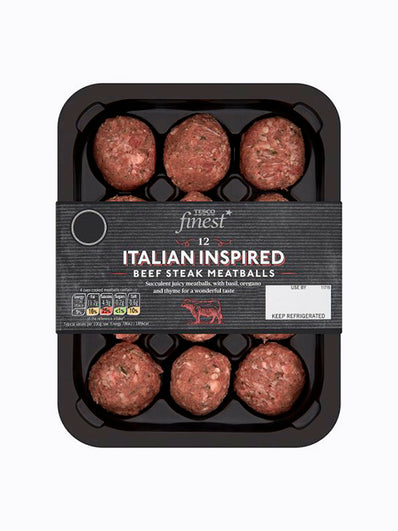 Tesco Finest 12 Beef Italian Style Meatballs
