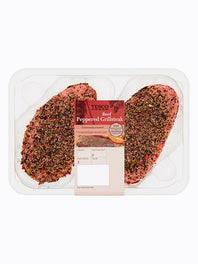 Tesco 2 Peppered Beef Grillsteaks